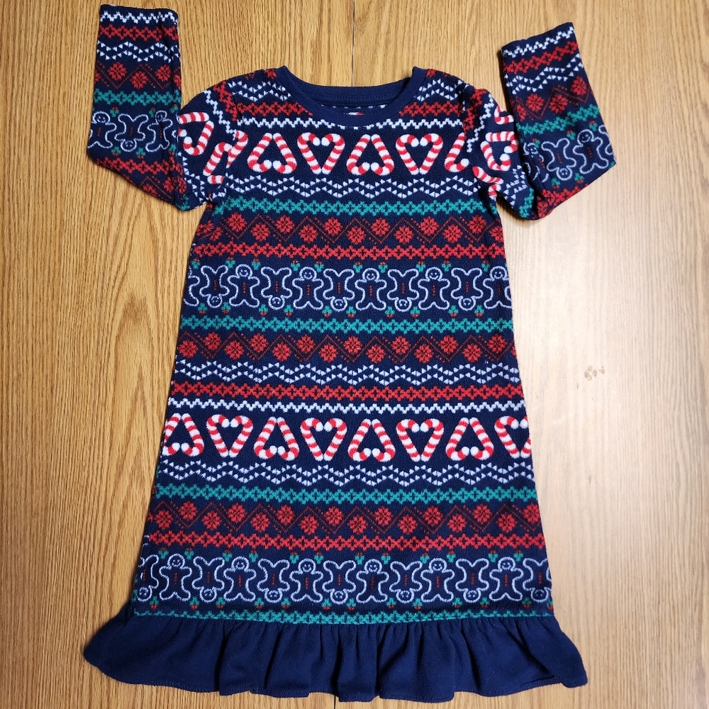 Girls Fleece Gown JAMMIES FOR YOUR FAMILIES Sz 3T